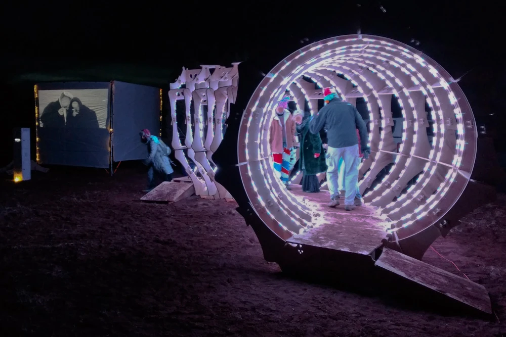 Black Rock City Expression Station at Saguaro Man 2017