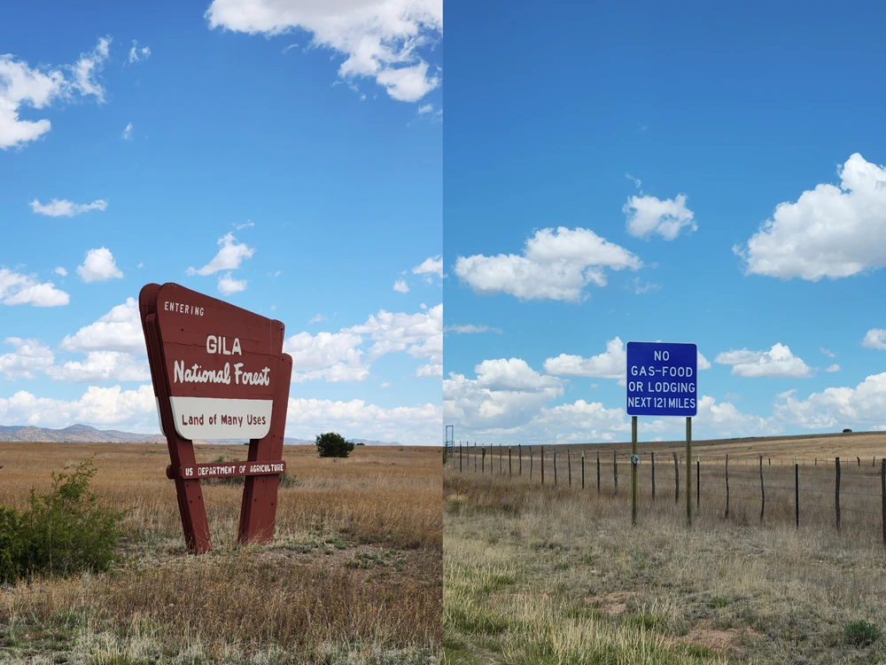 Photographing in a remote part of New Mexico