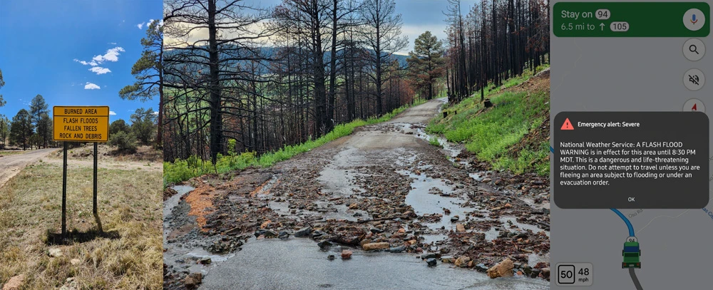 Flash flood while out photogrphing in Northwest New Mexico